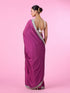Mohey Purple Elegance Saree