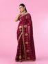 Mohey Enchanting Wine Saree