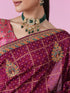 Mohey Enchanting Wine Saree