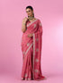 Mohey Enchanting Pink Radiance Saree