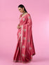 Mohey Enchanting Pink Radiance Saree