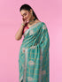 Mohey Sea Green Elegance Saree