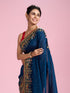 Mohey Royal Blue Elegance Saree