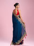 Mohey Royal Blue Elegance Saree