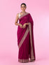 Mohey Chinon Wine Elegance Saree