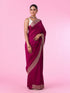 Mohey Chinon Wine Elegance Saree