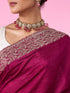 Mohey Chinon Wine Elegance Saree