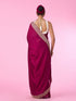 Mohey Chinon Wine Elegance Saree