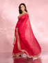 Mohey Opulent Rani Pink Chinon Saree