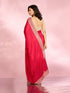 Mohey Opulent Rani Pink Chinon Saree