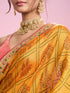 Mohey Sunshine Elegance Yellow Saree