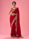 Mohey Ravishing Rani Pink Saree