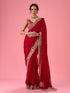 Mohey Ravishing Rani Pink Saree