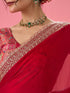 Mohey Ravishing Rani Pink Saree