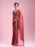 Mohey Purple Organza Elegance Saree