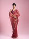 Mohey Purple Organza Elegance Saree