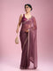 Mohey Pink Gajree Organza Saree