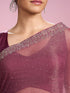 Mohey Pink Gajree Organza Saree