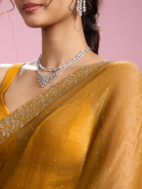 Mohey Sunny Elegance Organza Saree