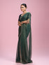 Mohey Elegant Sea Green Organza Saree