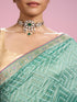 Mohey Sea Green Elegance Saree