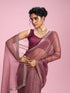 Mohey Royal Purple Radiance Saree