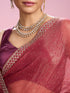 Mohey Gajree Pink Organza Elegance Saree