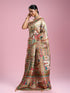 Mohey Elegant Cream Splendour Saree