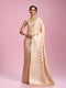 Mohey Elegant Cream Saree