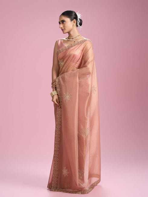 Mohey Gajree Pink Extravaganza Saree