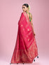 Mohey Elegant Pink Saree Ensemble