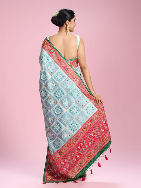 Mohey Sapphire Elegance Saree