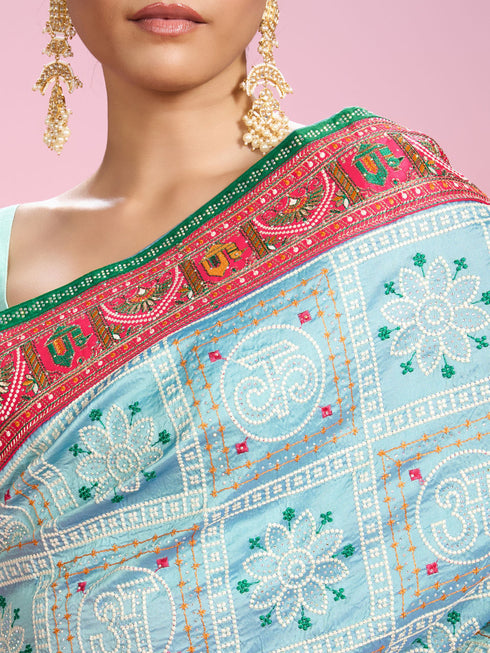 Mohey Sapphire Elegance Saree