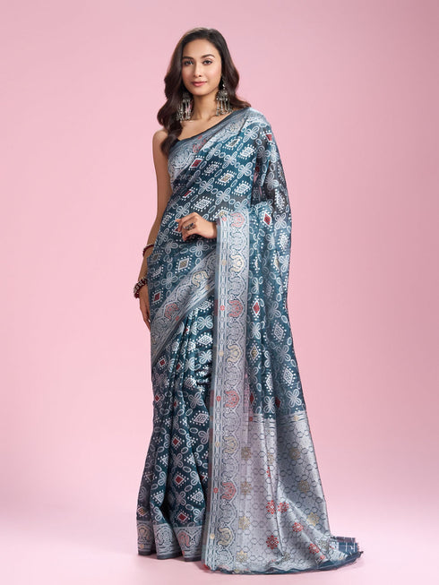 Mohey Emerald Expression Saree