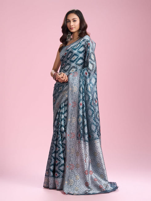 Mohey Emerald Expression Saree