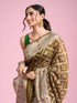 Mohey Emerald Elegance Saree