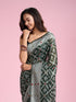 Mohey Regal Bottle Green Saree