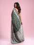 Mohey Regal Bottle Green Saree