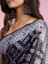 Mohey Indigo Blue Elegance Saree