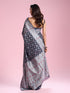 Mohey Indigo Blue Elegance Saree