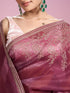 Mohey Boldly Chic Purple Saree