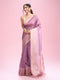 Mohey Purple Elegance Extravaganza Saree
