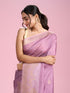 Mohey Purple Elegance Extravaganza Saree