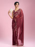Mohey Coral Charm Chinon Saree