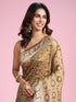 Mohey Mystic Mehandi Green Saree