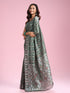 Mohey Timeless Green Elegance Saree