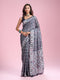 Mohey Mesmerizing Indigo Blue Saree