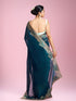 Mohey Eternal Elegance Blue Saree