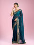 Mohey Eternal Elegance Blue Saree