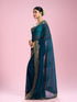Mohey Eternal Elegance Blue Saree
